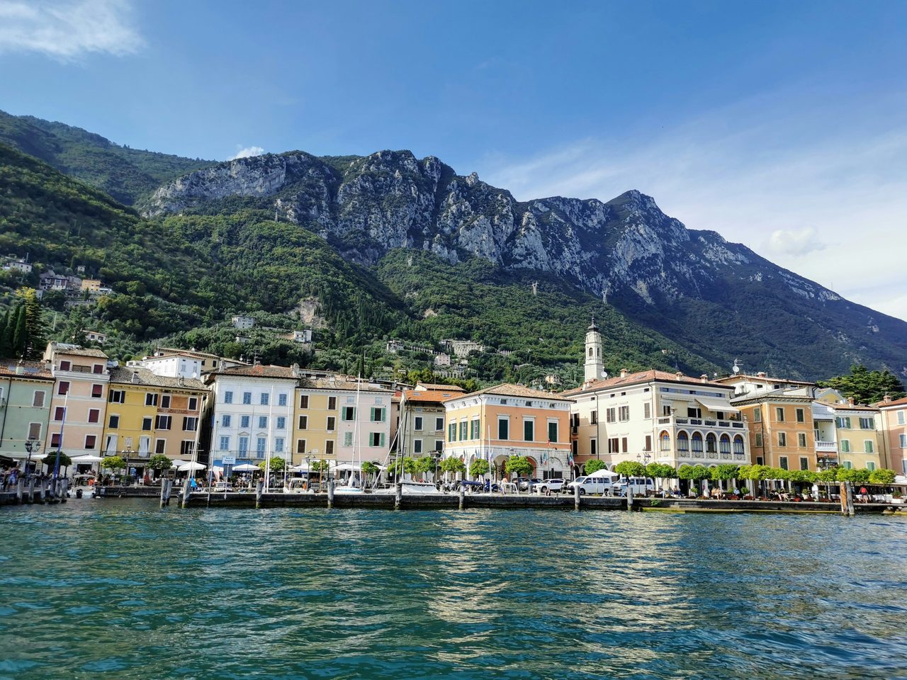 Uferpromenade von Gargnano am Gardasee